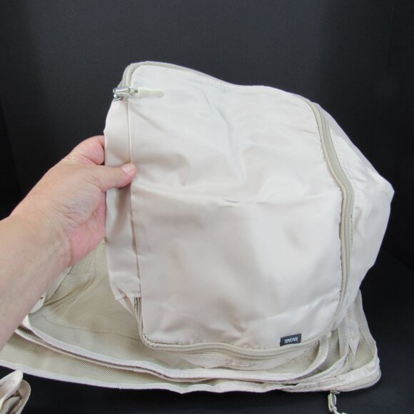 BAGAIL Set of 7 Beige Compression Packing Cubes For Travel & Case New - Picture 8 of 12